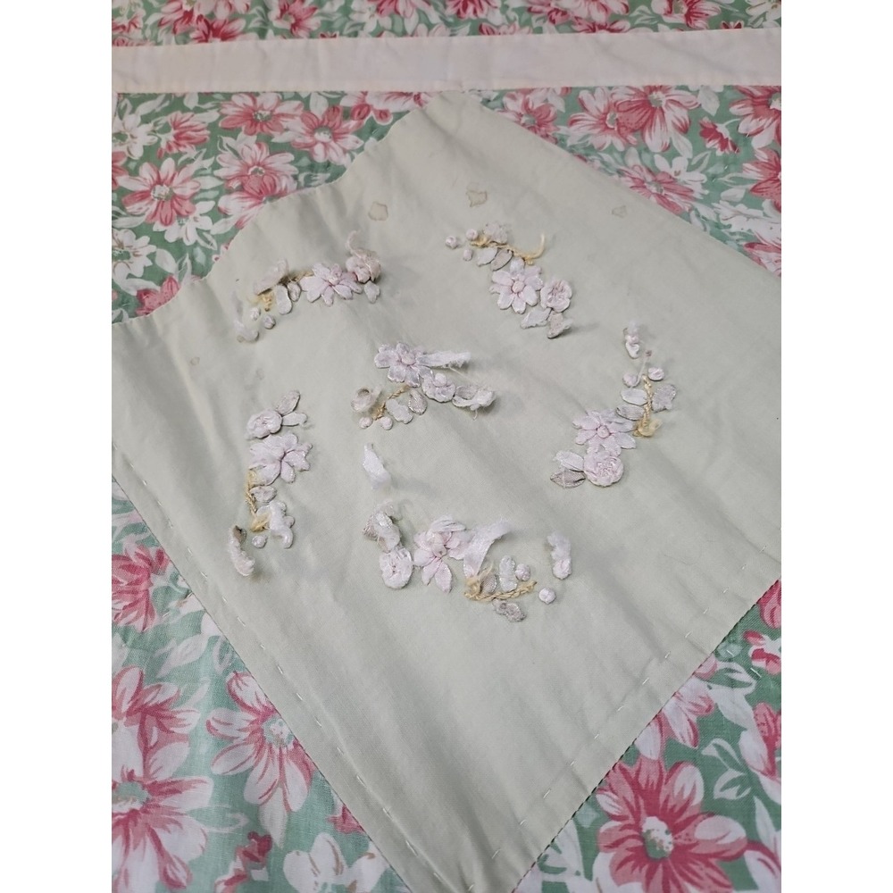 Vintage handmade 65x82‎ inch Vintage Quilt "Change in Measurement"